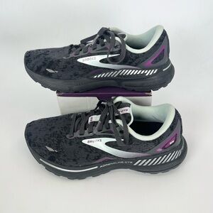 Brooks Adrenaline GTS 23 Running Shoes Black/Gray - WOMENS 7 - FANTASTIC TREAD